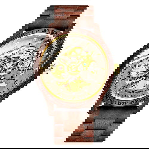 Classic Wooden Men's Mechanical Watch - World's Finest -