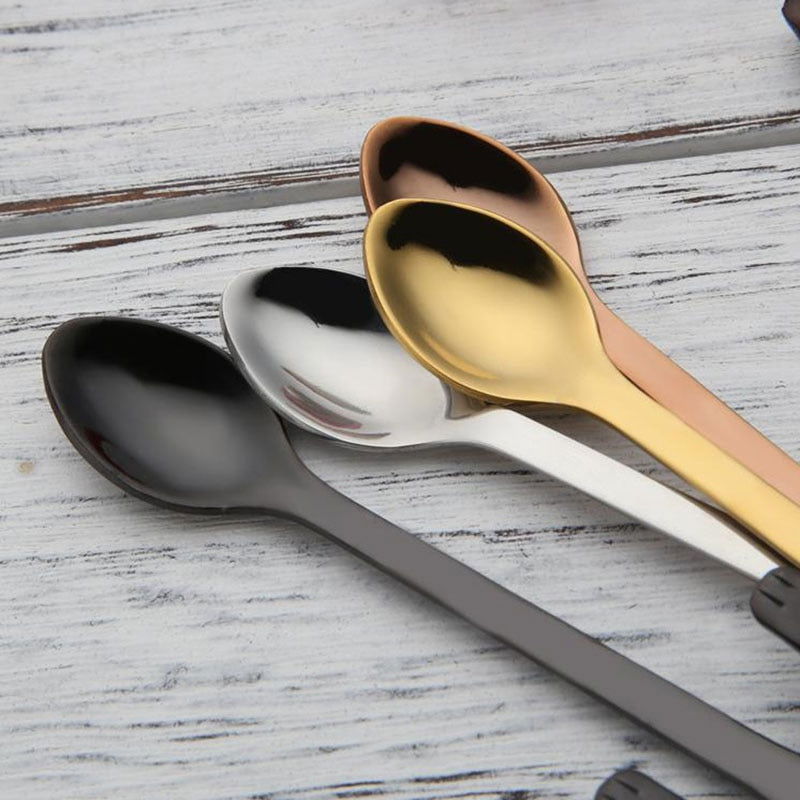 STAINLESS STEEL CAT TEASPOONS - World's Finest -