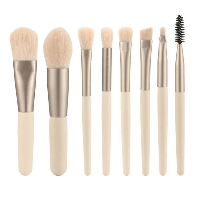8Pcs Makeup Brushes Set - World's Finest - 