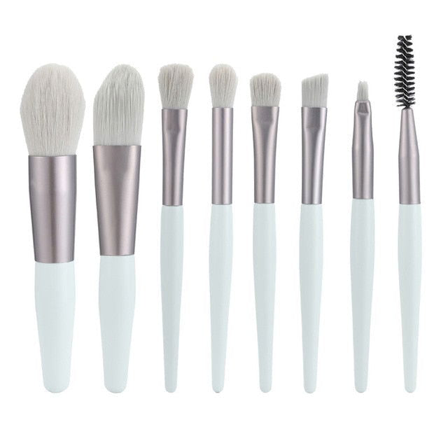 8Pcs Makeup Brushes Set - World's Finest - 