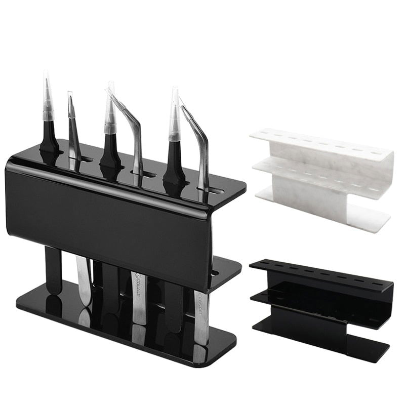 Acrylic Eyelash Tweezers Holder - World's Finest - 