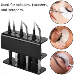Acrylic Eyelash Tweezers Holder - World's Finest - 