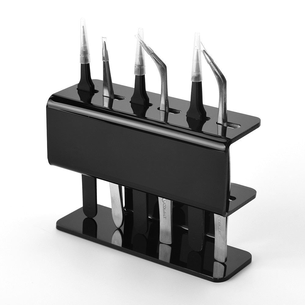 Acrylic Eyelash Tweezers Holder - World's Finest - 