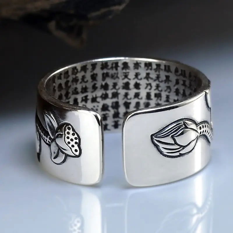 Adjustable Lotus Ring - World's Finest - 