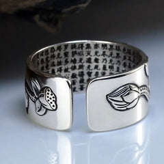 Adjustable Lotus Ring - World's Finest - 