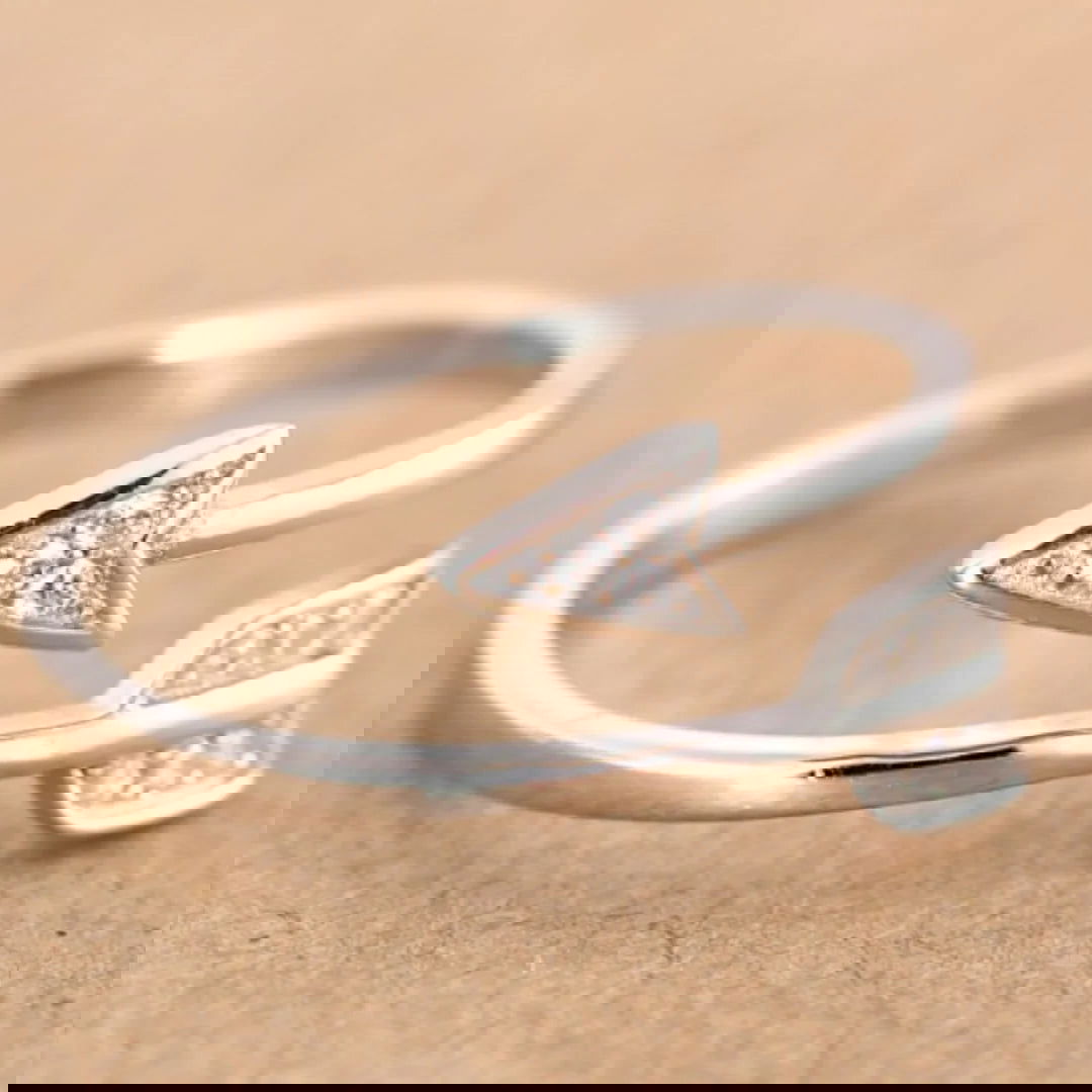 Arrow Rhinestone Ring - World's Finest - 