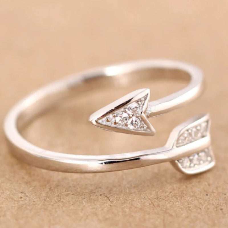 Arrow Rhinestone Ring - World's Finest - 