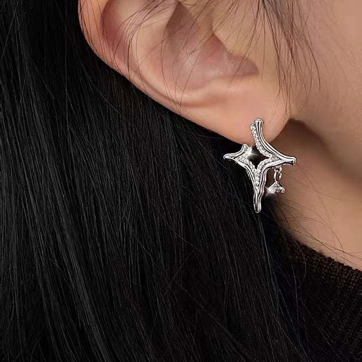 Asterism Rhinestone Earrings - World's Finest - 