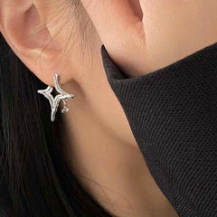 Asterism Rhinestone Earrings - World's Finest - 