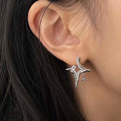 Asterism Rhinestone Earrings - World's Finest - 
