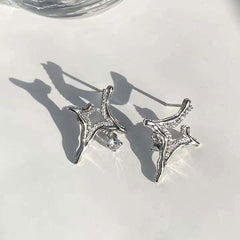 Asterism Rhinestone Earrings - World's Finest - 