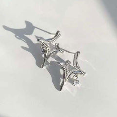 Asterism Rhinestone Earrings - World's Finest - 
