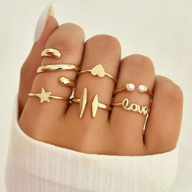 Boho Ring Set - World's Finest - 