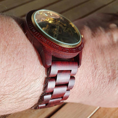 Classic Wooden Men's Mechanical Watch - World's Finest - 