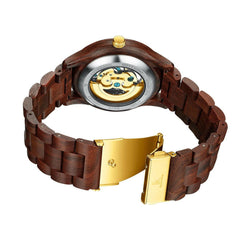 Classic Wooden Men's Mechanical Watch - World's Finest - 