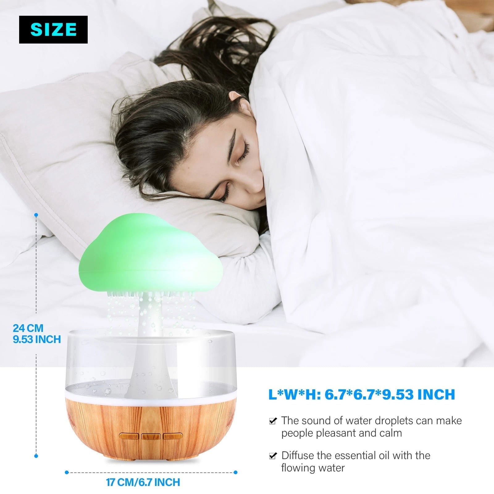 Desktop Rain Cloud Humidifier - World's Finest - 