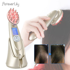 Electric Laser Hair Growth Comb Infrared EMS RF Vibration Massager Microcurrent Hair Care Hair Loss Treatment Hair Regrowth - World's Finest - 