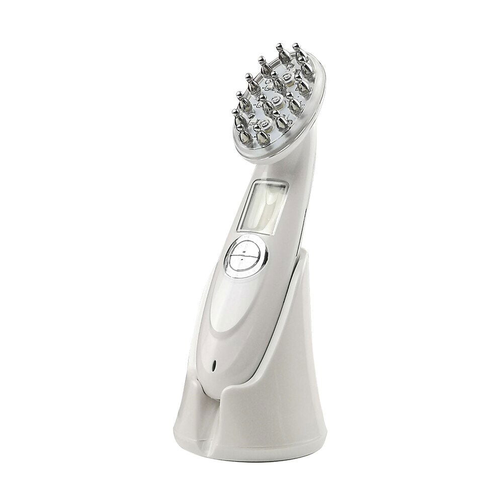Electric Laser Hair Growth Comb Infrared EMS RF Vibration Massager Microcurrent Hair Care Hair Loss Treatment Hair Regrowth - World's Finest - 