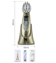 Electric Laser Hair Growth Comb Infrared EMS RF Vibration Massager Microcurrent Hair Care Hair Loss Treatment Hair Regrowth - World's Finest - 