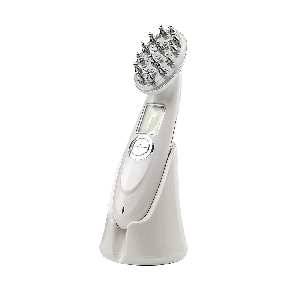 Electric Laser Hair Growth Comb Infrared EMS RF Vibration Massager Microcurrent Hair Care Hair Loss Treatment Hair Regrowth - World's Finest - 