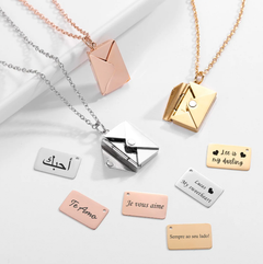 Envelope Necklace - World's Finest - 
