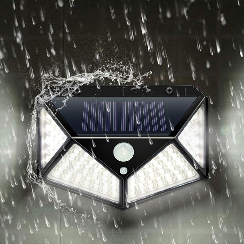Garden Solar Lamp PIR Motion Sensor LED Solar Light Solar Powered By Sunlight Waterproof for Outdoor Wall Street Decoration - World's Finest - 