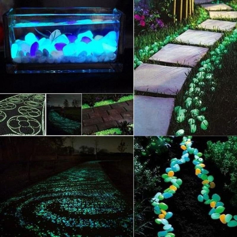 Glow in the Dark Garden Pebbles - World's Finest - 
