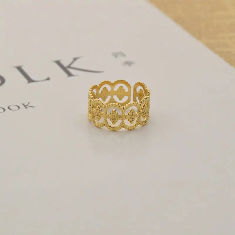 Gold Cocktail Ring - World's Finest - 