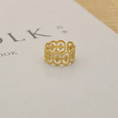 Gold Cocktail Ring - World's Finest - 