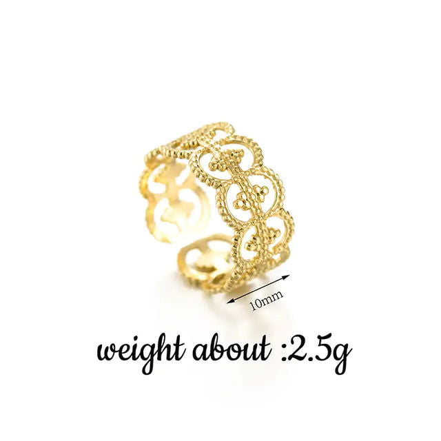 Gold Cocktail Ring - World's Finest - 