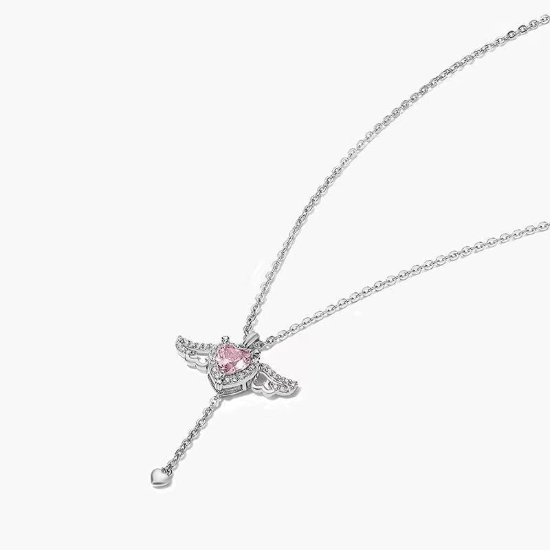 Heart Wings Necklace - World's Finest - 