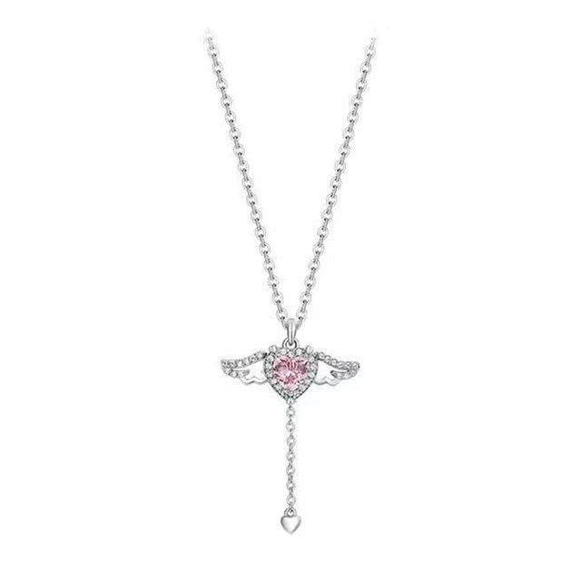 Heart Wings Necklace - World's Finest - 