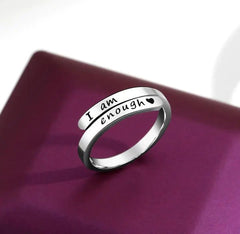 I am enough ring  hotsale Awareness Ring jewelry - World's Finest - 