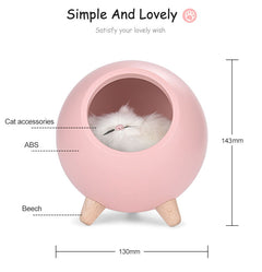 LED Cat Light USB Touch Night Llight Bionic Cat Stepless Dimming Atmosphere Night Light Room Decoration Lamp Holiday Gift - World's Finest - 