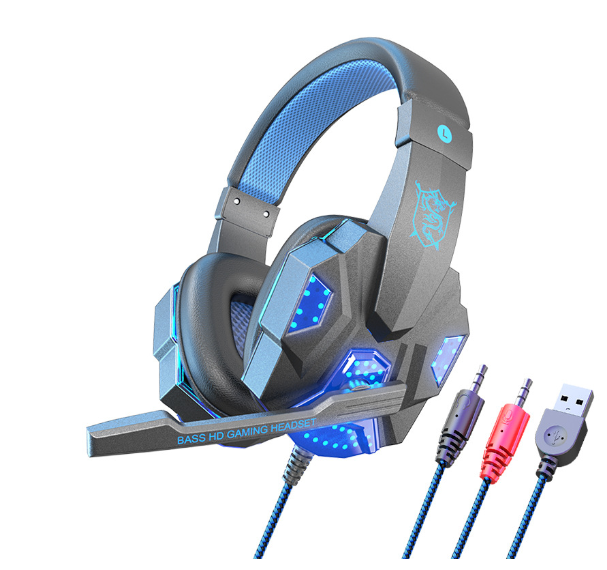 Led Light Wired Gamer Headset - World's Finest - 