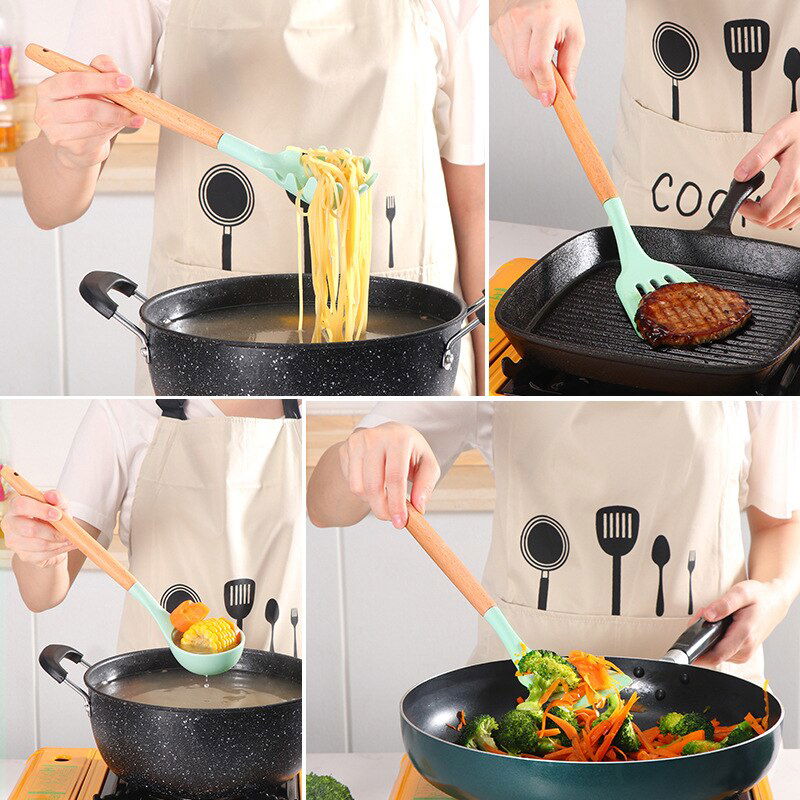 Non Stick Pot Spatula And Spoon - World's Finest - 