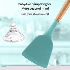 Non Stick Pot Spatula And Spoon - World's Finest - 