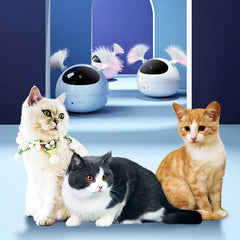 Rotating Laser Cat Feather Toy - World's Finest - 