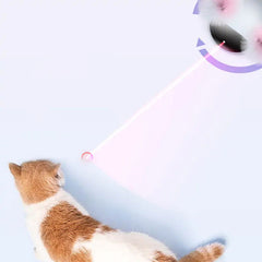 Rotating Laser Cat Feather Toy - World's Finest - 