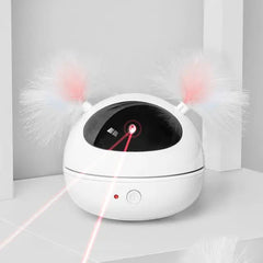 Rotating Laser Cat Feather Toy - World's Finest - 