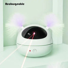 Rotating Laser Cat Feather Toy - World's Finest - 