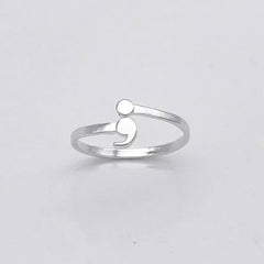 Semicolon Ring - World's Finest - 