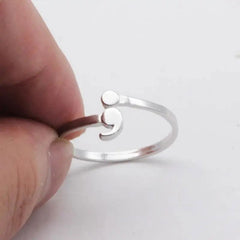 Semicolon Ring - World's Finest - 