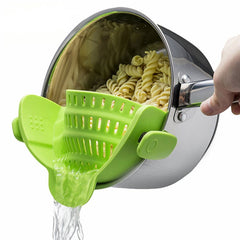 Silicone Kitchen Snap N Strain Filter - World's Finest - 