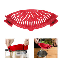 Silicone Kitchen Snap N Strain Filter - World's Finest - 
