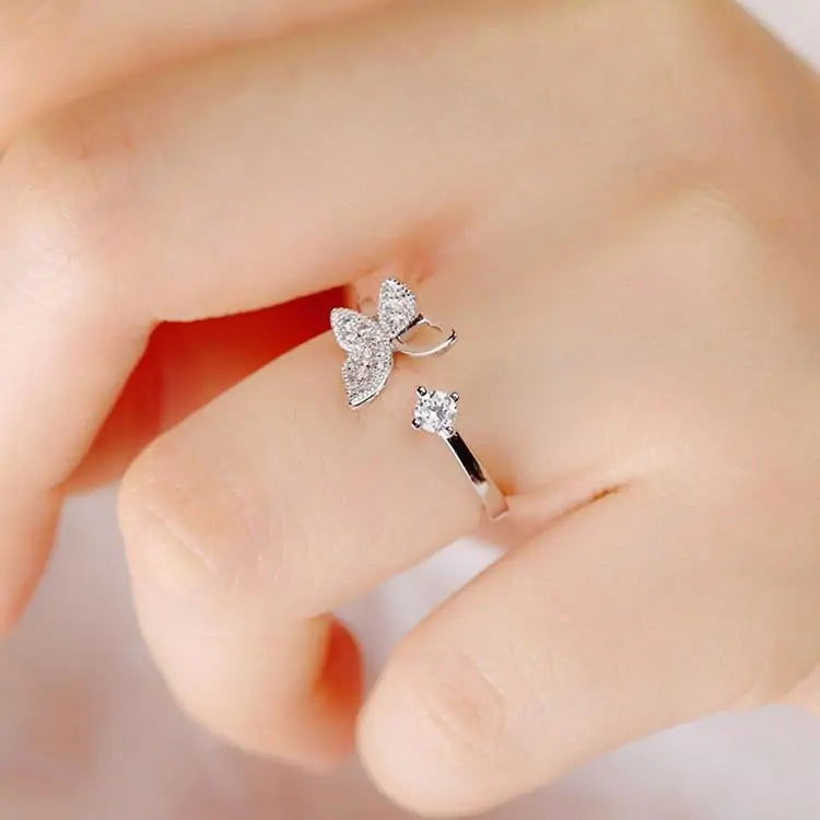 Silver Butterfly Ring - World's Finest - 