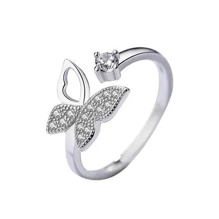 Silver Butterfly Ring - World's Finest - 