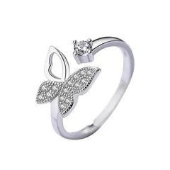 Silver Butterfly Ring - World's Finest - 