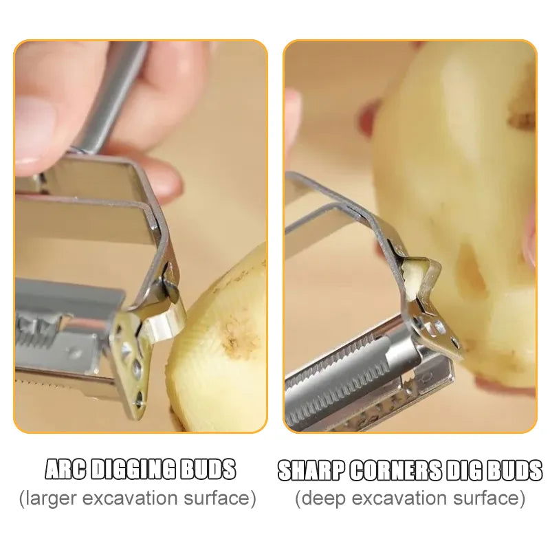 Stainless Steel Kitchen Vegetable Peeler - World's Finest - 