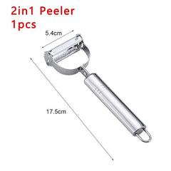 Stainless Steel Kitchen Vegetable Peeler - World's Finest - 